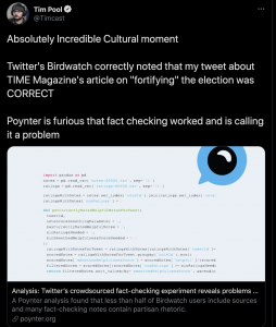 Tim Pool Tweet